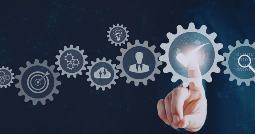 IT professionals managing SAP application services on screens.